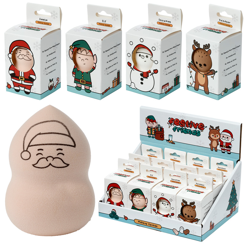 Spugna per il trucco di Natale Amici di Natale